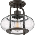 QUOIZEL, TRILOGY SEMI-FLUSH MOUNT, SEMI FLUSH MOUNT LIGHT