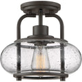 QUOIZEL, TRILOGY SEMI-FLUSH MOUNT, SEMI FLUSH MOUNT LIGHT