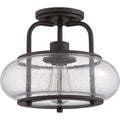 QUOIZEL, TRILOGY SEMI-FLUSH MOUNT, SEMI FLUSH MOUNT LIGHT