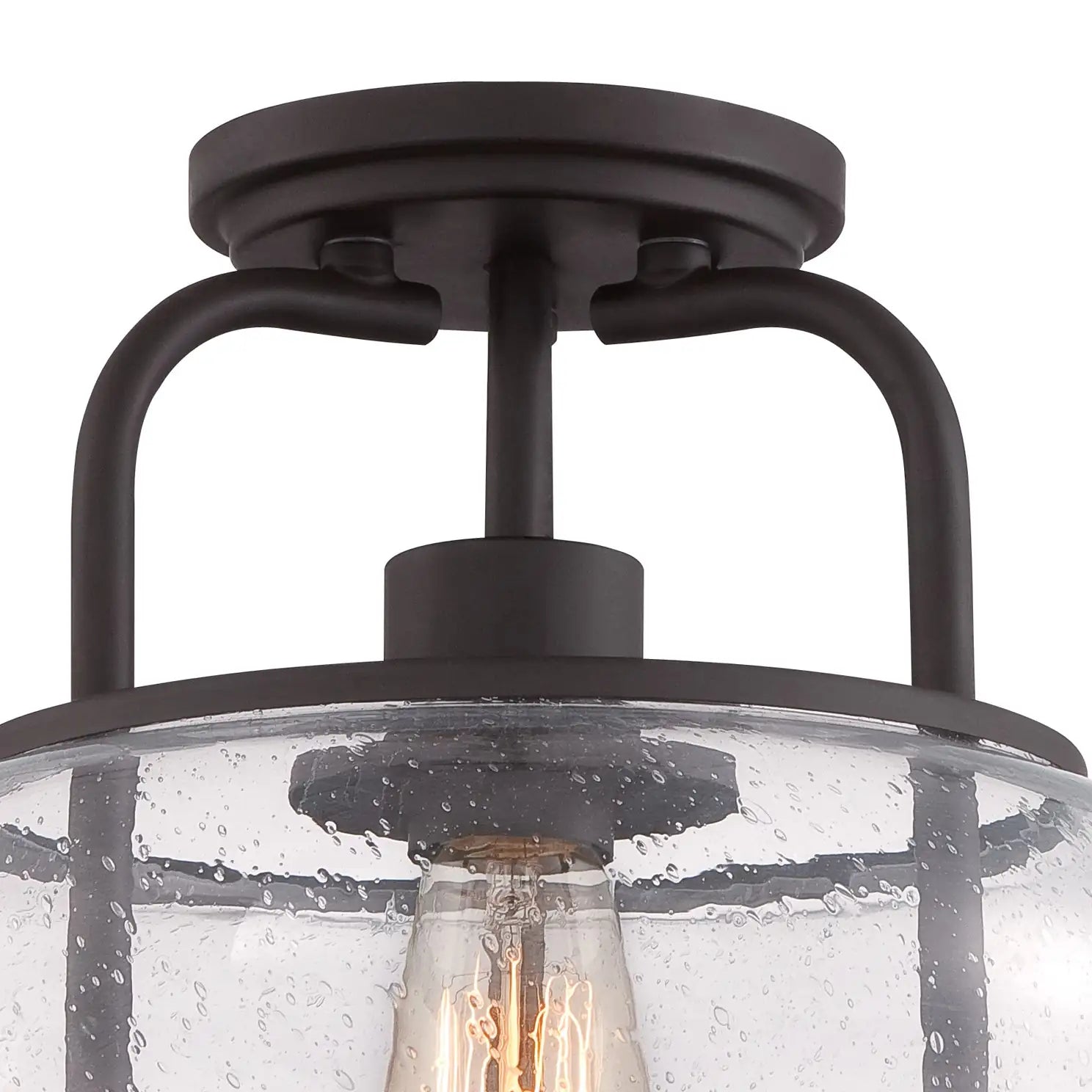 QUOIZEL, TRILOGY SEMI-FLUSH MOUNT, SEMI FLUSH MOUNT LIGHT
