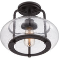 QUOIZEL, TRILOGY SEMI-FLUSH MOUNT, SEMI FLUSH MOUNT LIGHT