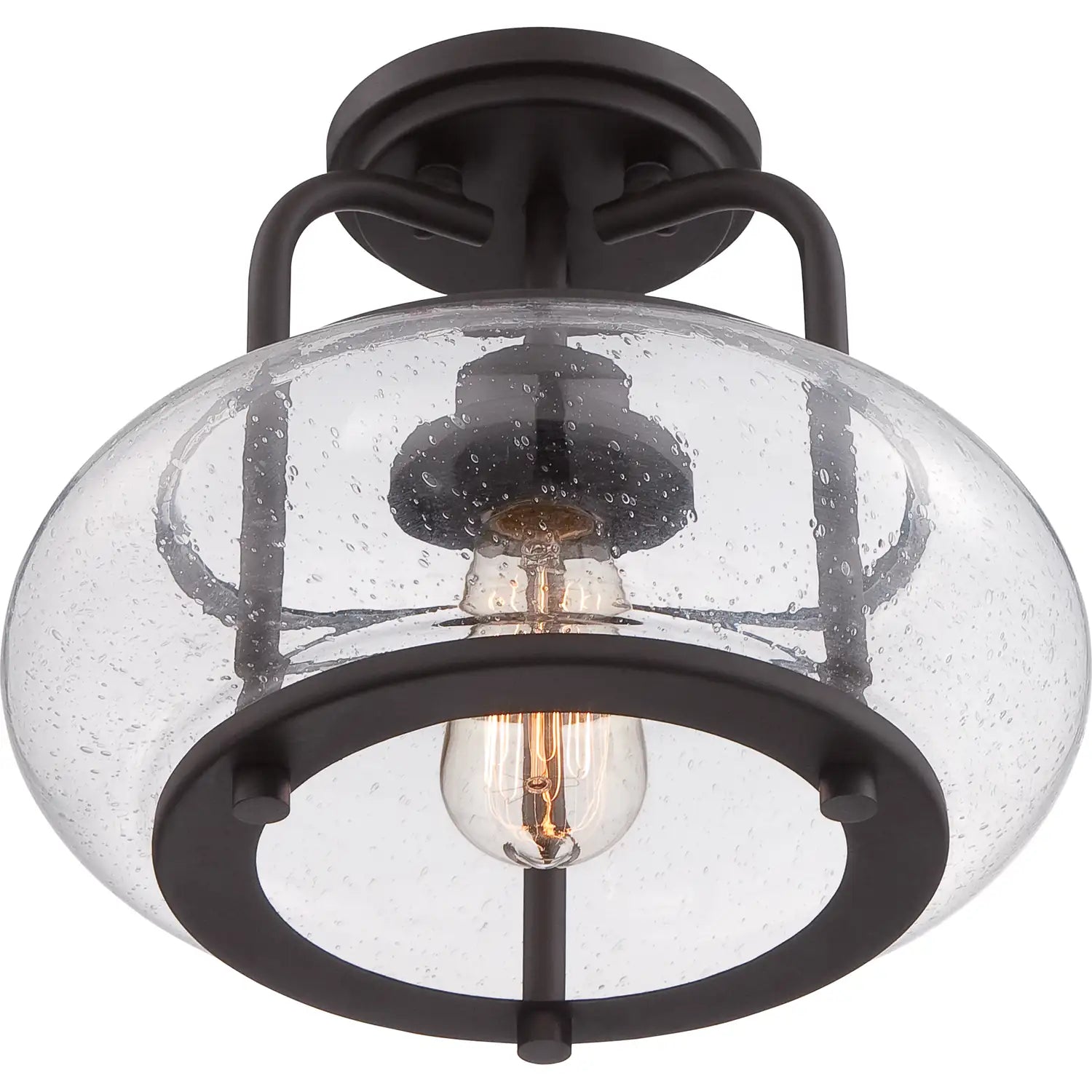 QUOIZEL, TRILOGY SEMI-FLUSH MOUNT, SEMI FLUSH MOUNT LIGHT