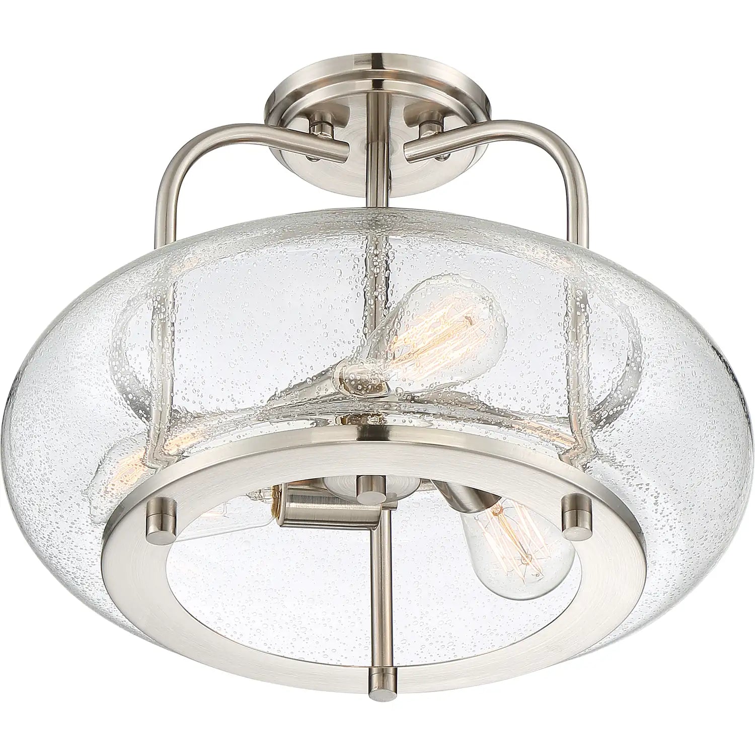 QUOIZEL, TRILOGY SEMI-FLUSH MOUNT, SEMI FLUSH MOUNT LIGHT