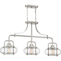 QUOIZEL, TRILOGY ISLAND CHANDELIER, LINEAR LIGHT