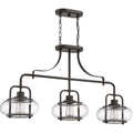 QUOIZEL, TRILOGY ISLAND CHANDELIER, LINEAR LIGHT
