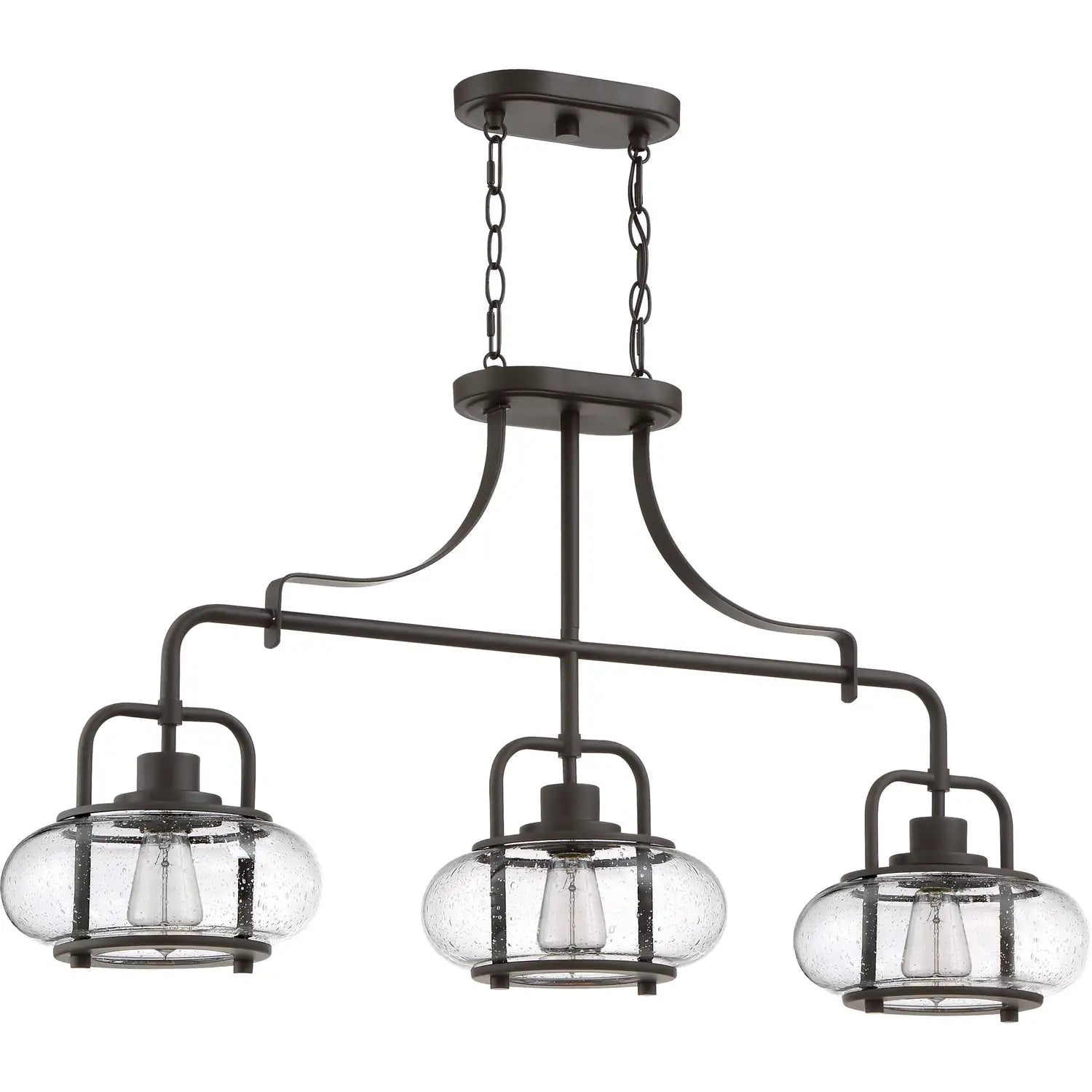 QUOIZEL, TRILOGY ISLAND CHANDELIER, LINEAR LIGHT