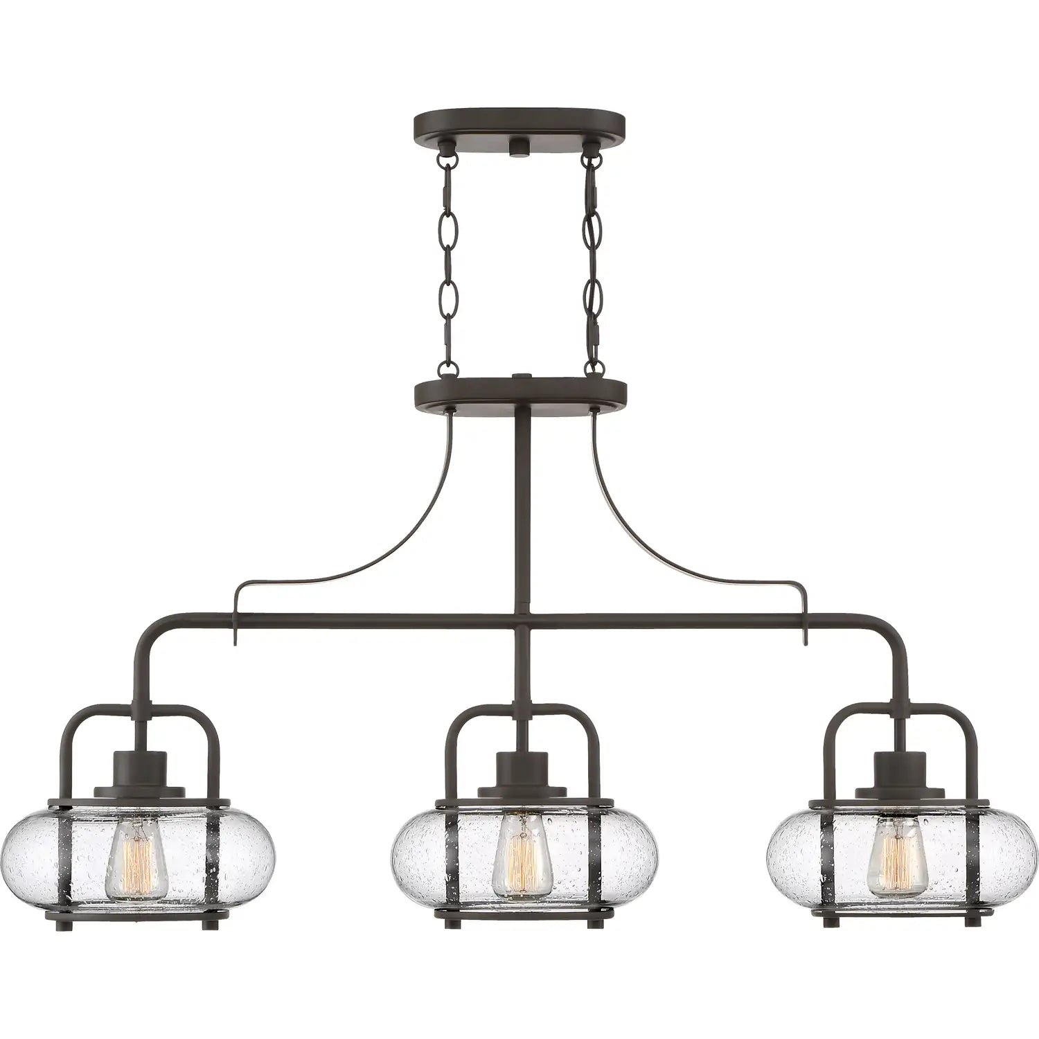 QUOIZEL, TRILOGY ISLAND CHANDELIER, LINEAR LIGHT