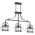 QUOIZEL, TRILOGY ISLAND CHANDELIER, LINEAR LIGHT