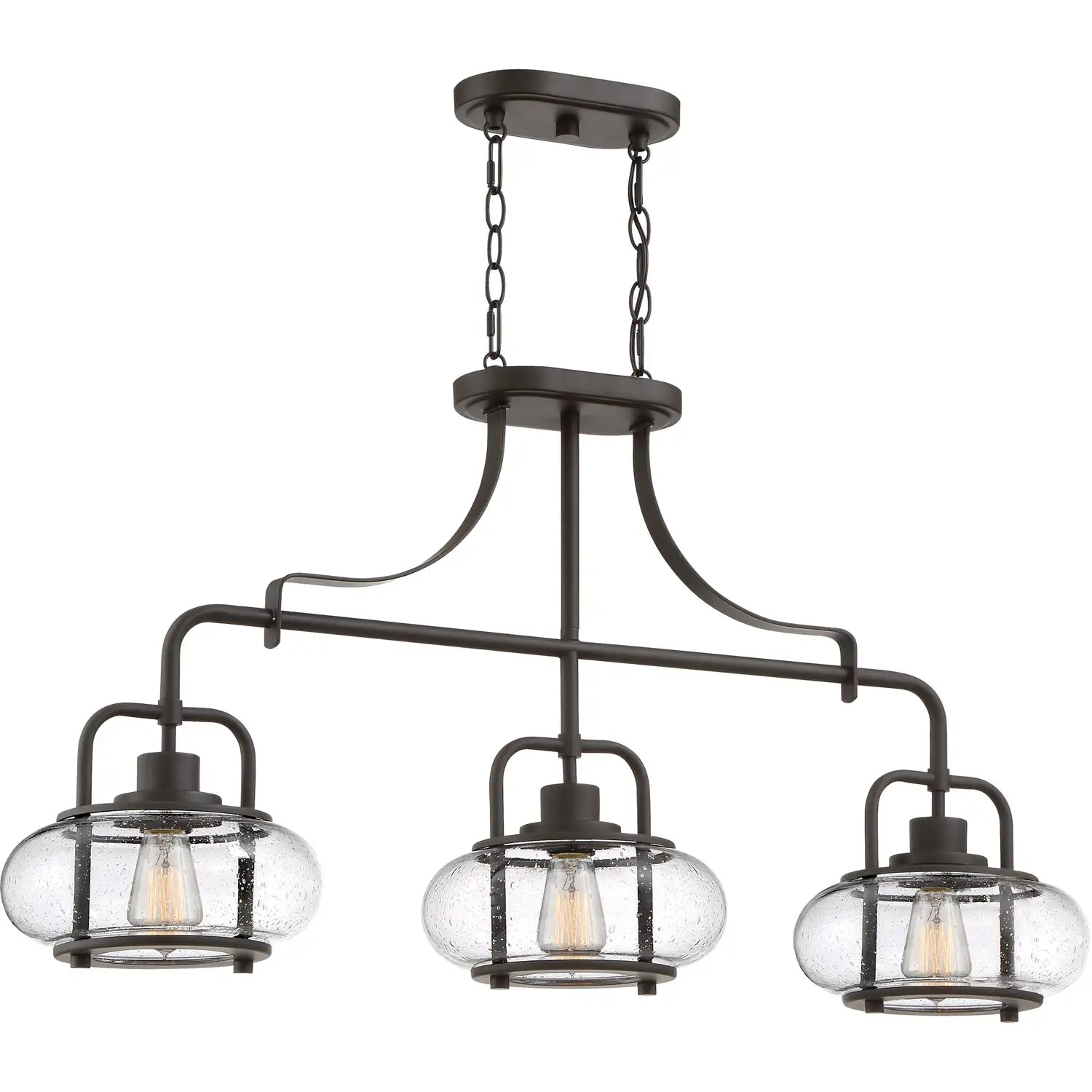 QUOIZEL, TRILOGY ISLAND CHANDELIER, LINEAR LIGHT