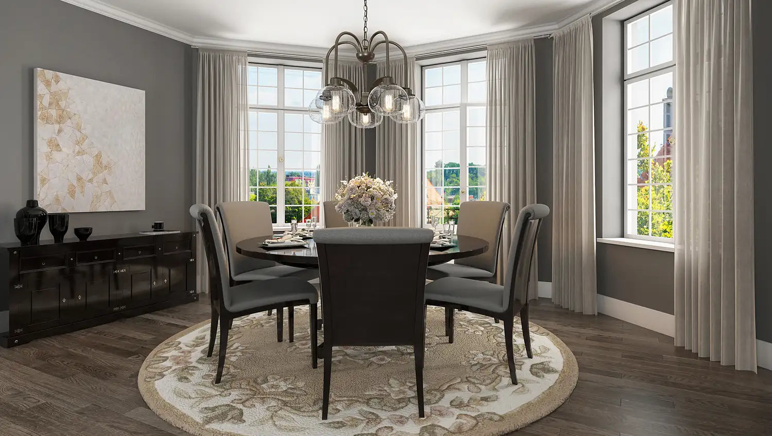 QUOIZEL, TRILOGY CHANDELIER, CHANDELIER LIGHT