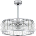 QUOIZEL, TERRAROCK FANDELIER, SEMI FLUSH MOUNT LIGHT