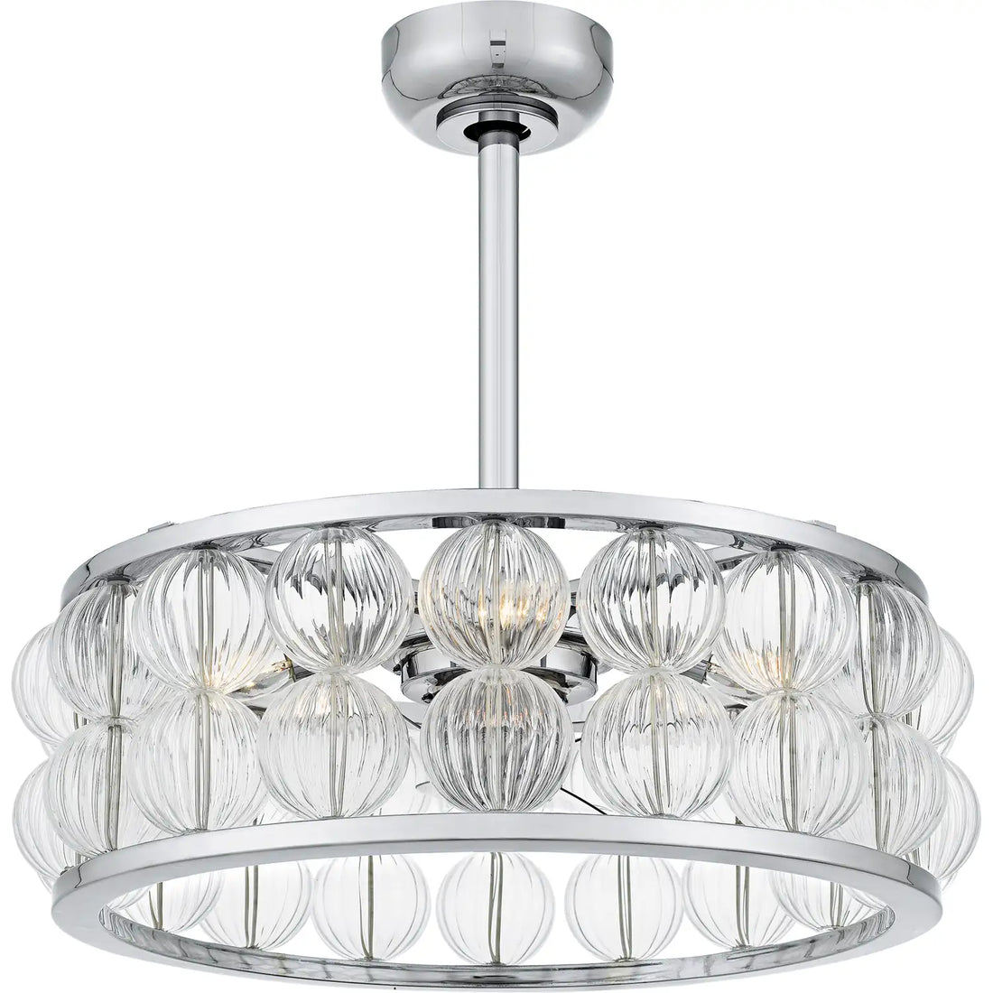 QUOIZEL, TERRAROCK FANDELIER, SEMI FLUSH MOUNT LIGHT