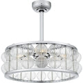QUOIZEL, TERRAROCK FANDELIER, SEMI FLUSH MOUNT LIGHT