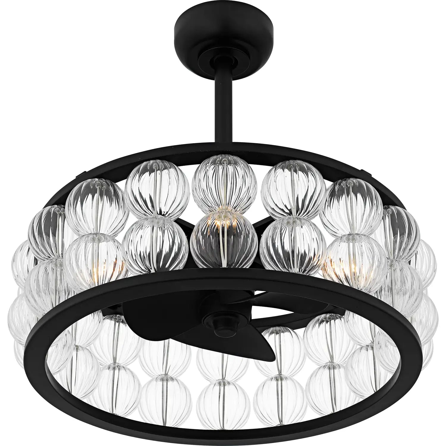 QUOIZEL, TERRAROCK FANDELIER, SEMI FLUSH MOUNT LIGHT