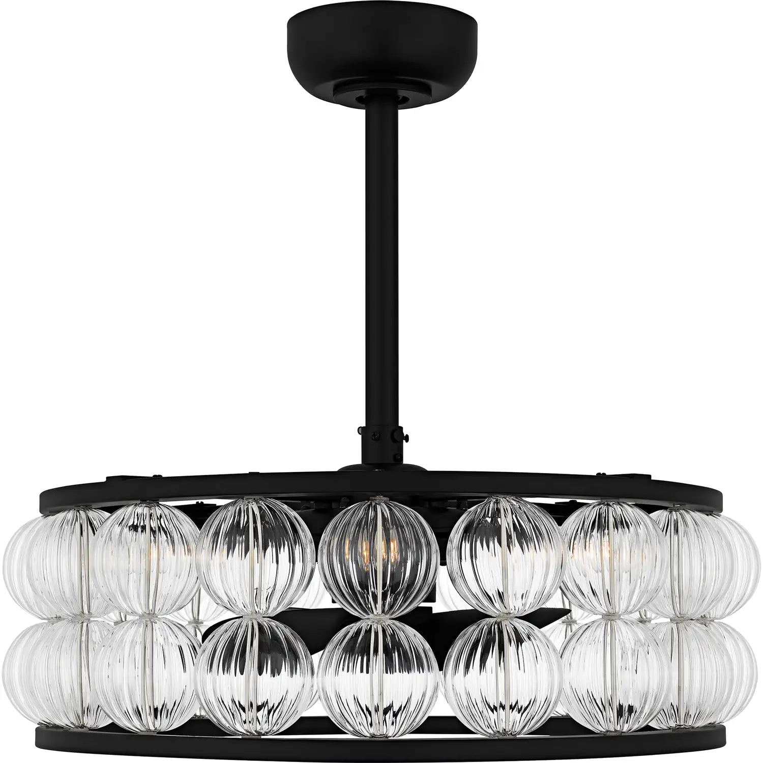 QUOIZEL, TERRAROCK FANDELIER, SEMI FLUSH MOUNT LIGHT