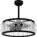QUOIZEL, TERRAROCK FANDELIER, SEMI FLUSH MOUNT LIGHT