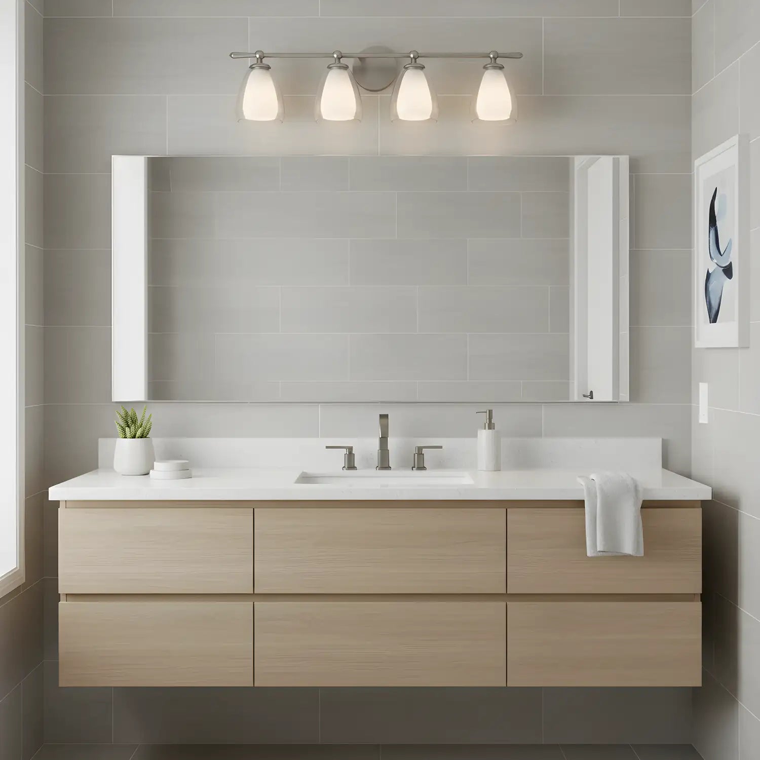 QUOIZEL, VIVIENNE BATH LIGHT, BATH VANITY LIGHT