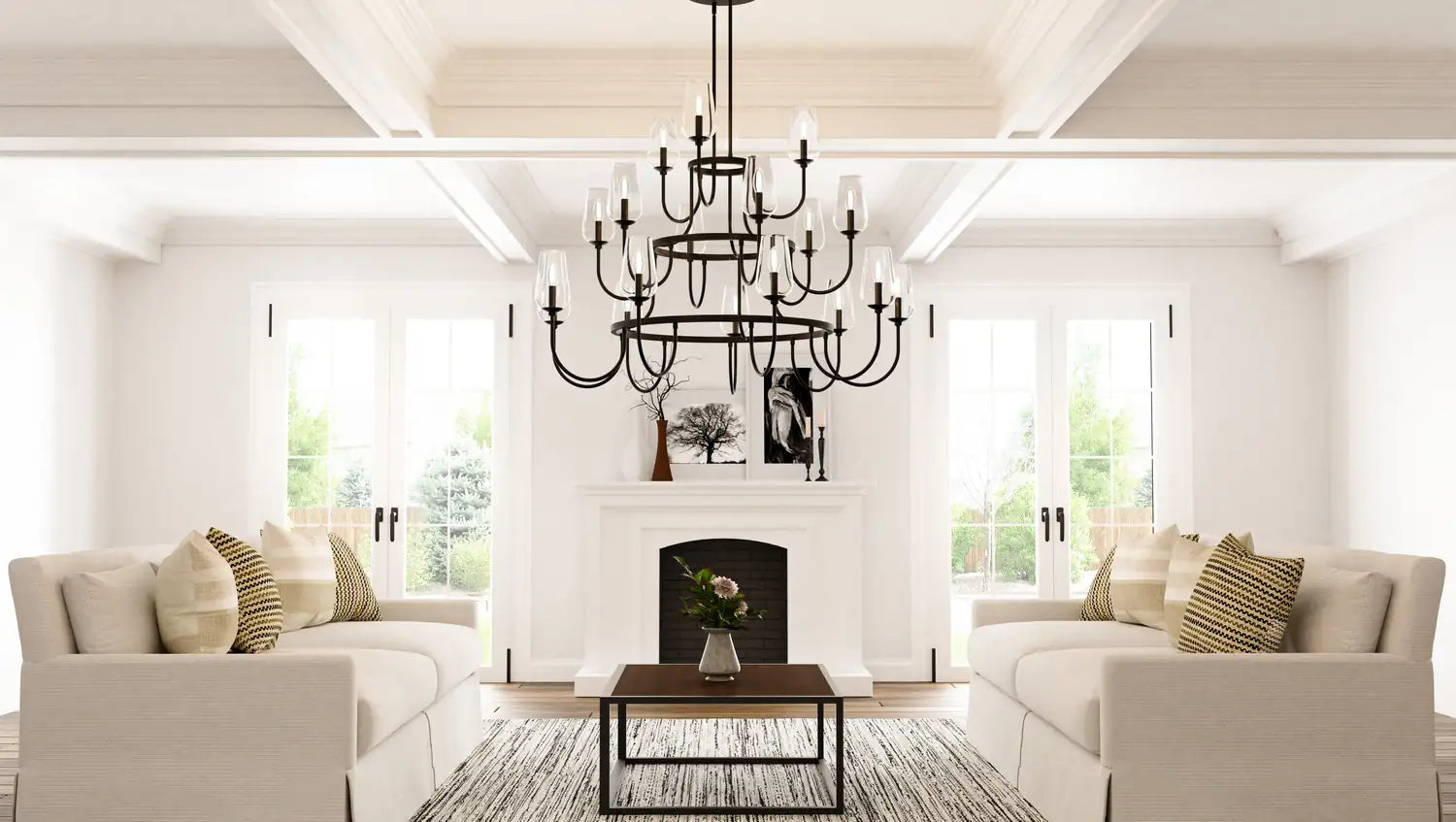 QUOIZEL, VISCOUNT CHANDELIER, CHANDELIER LIGHT