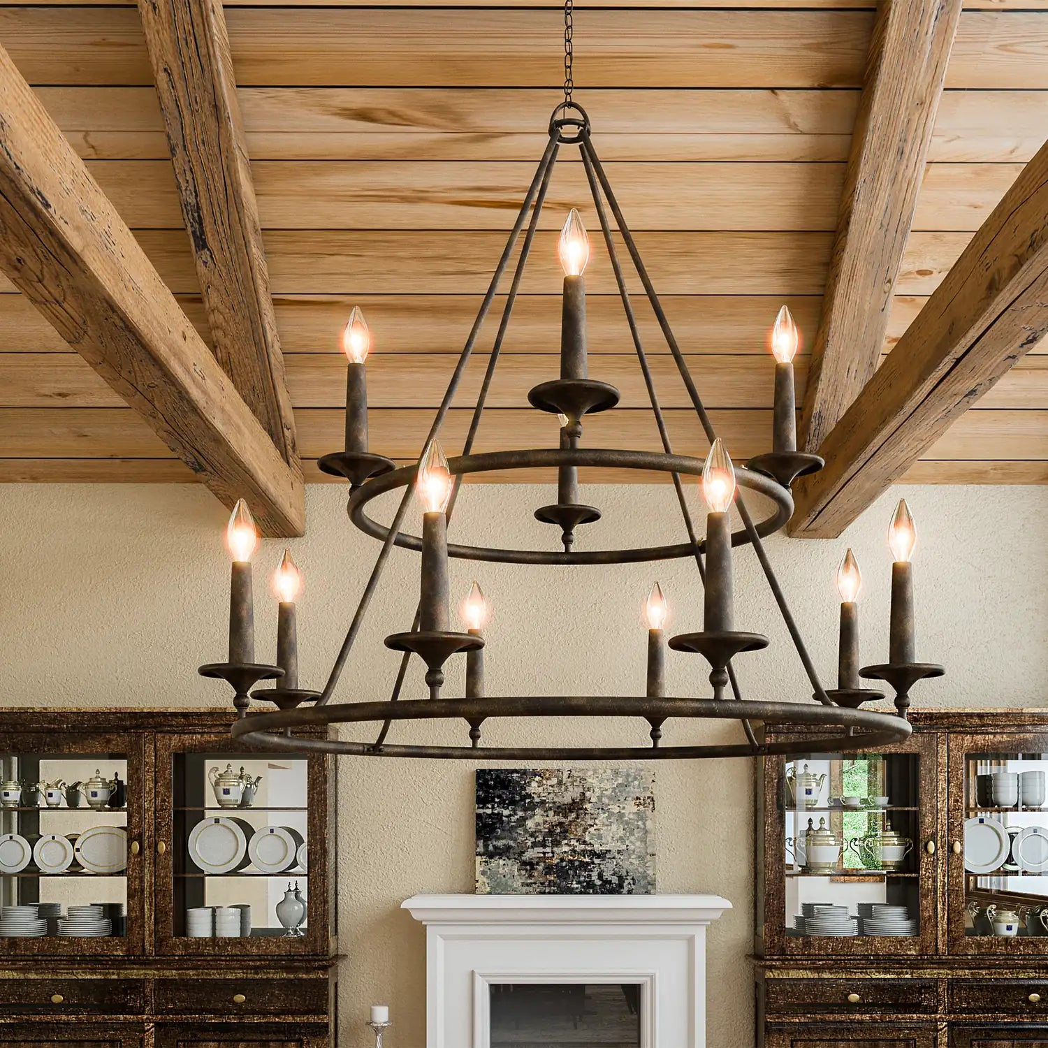 QUOIZEL, VOYAGER CHANDELIER, CHANDELIER LIGHT