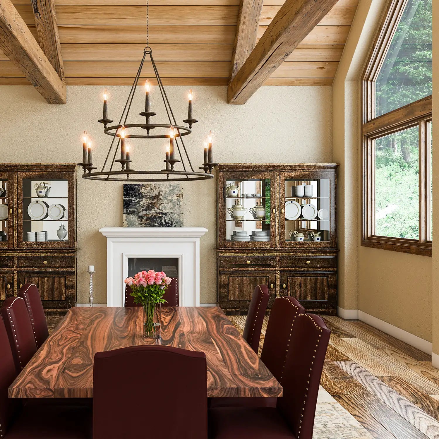 QUOIZEL, VOYAGER CHANDELIER, CHANDELIER LIGHT