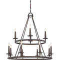 QUOIZEL, VOYAGER CHANDELIER, CHANDELIER LIGHT