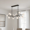 QUOIZEL, WALKER ISLAND CHANDELIER, LINEAR LIGHT