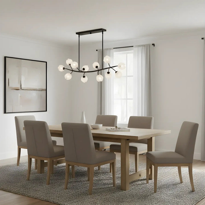 QUOIZEL, WALKER ISLAND CHANDELIER, LINEAR LIGHT