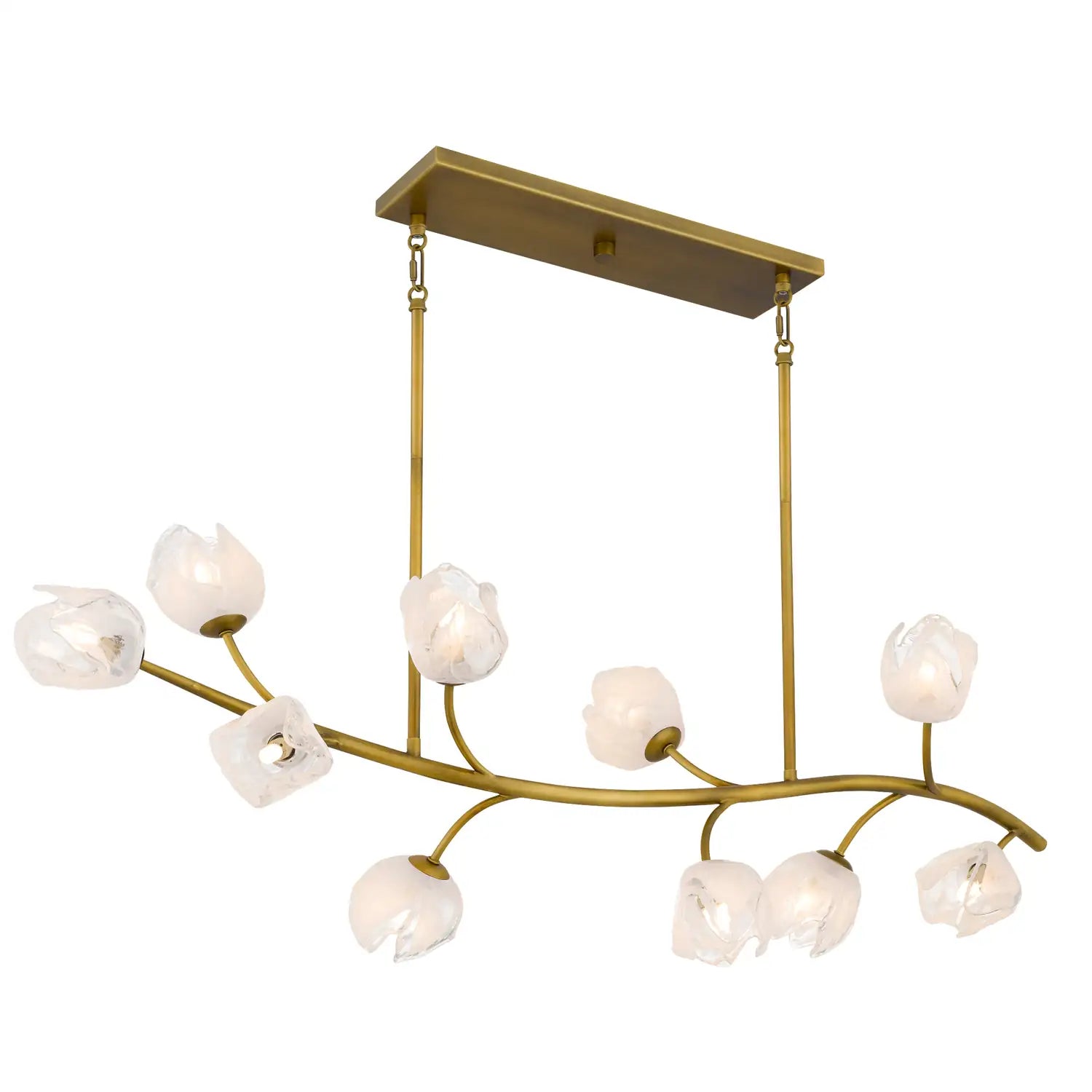 QUOIZEL, WALKER ISLAND CHANDELIER, LINEAR LIGHT