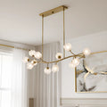 QUOIZEL, WALKER ISLAND CHANDELIER, LINEAR LIGHT