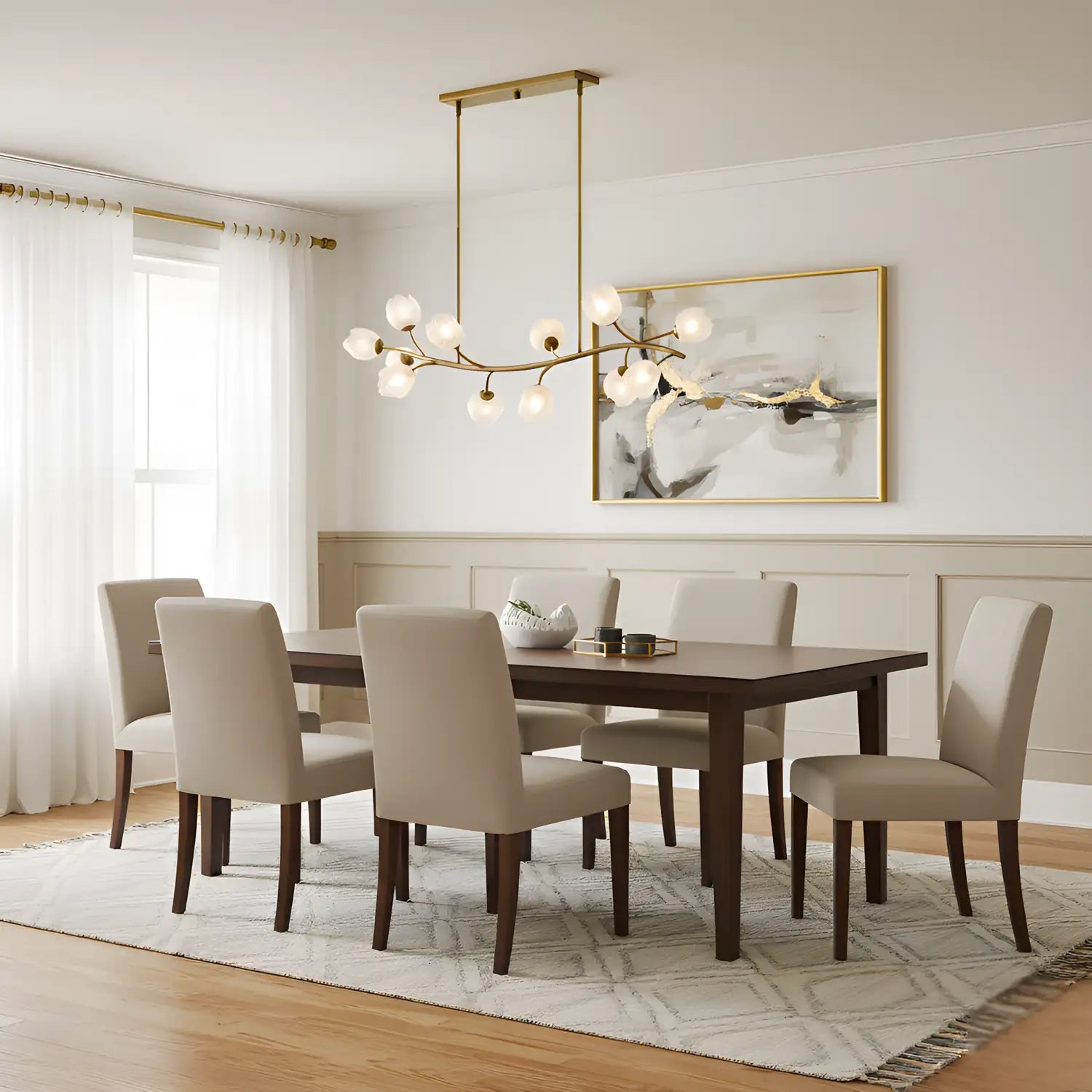QUOIZEL, WALKER ISLAND CHANDELIER, LINEAR LIGHT