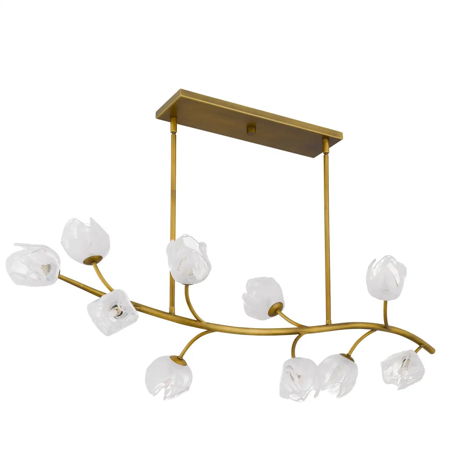 QUOIZEL, WALKER ISLAND CHANDELIER, LINEAR LIGHT