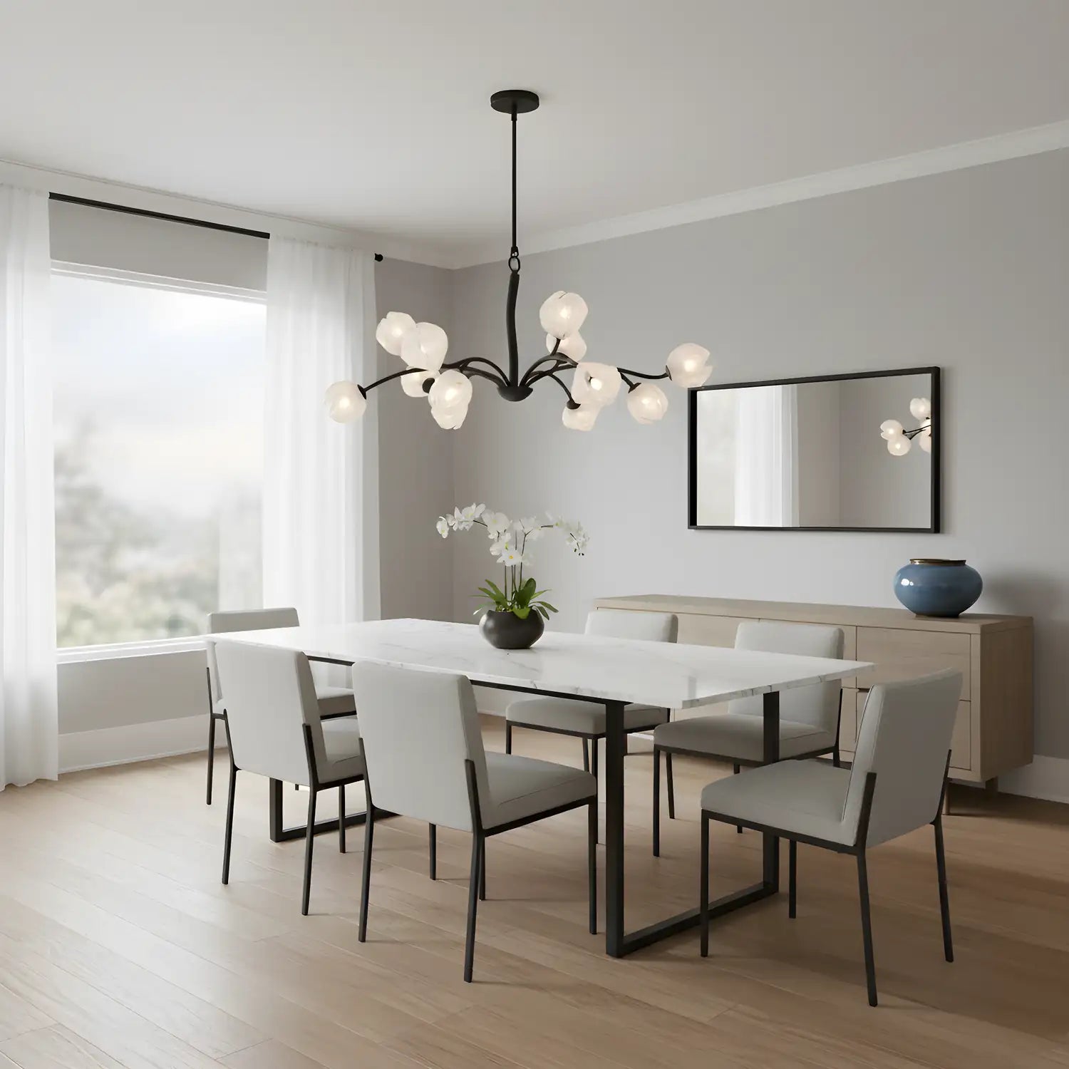 QUOIZEL, WALKER CHANDELIER, CHANDELIER LIGHT