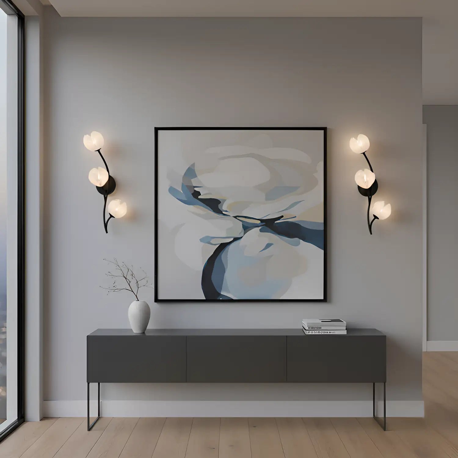 QUOIZEL, WALKER WALL SCONCE, WALL SCONCES