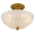 QUOIZEL, WHITECAP SEMI-FLUSH MOUNT, SEMI FLUSH MOUNT LIGHT