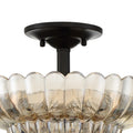 QUOIZEL, WHITECAP SEMI-FLUSH MOUNT, SEMI FLUSH MOUNT LIGHT