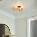 QUOIZEL, WHITECAP SEMI-FLUSH MOUNT, SEMI FLUSH MOUNT LIGHT