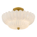 QUOIZEL, WHITECAP SEMI-FLUSH MOUNT, SEMI FLUSH MOUNT LIGHT