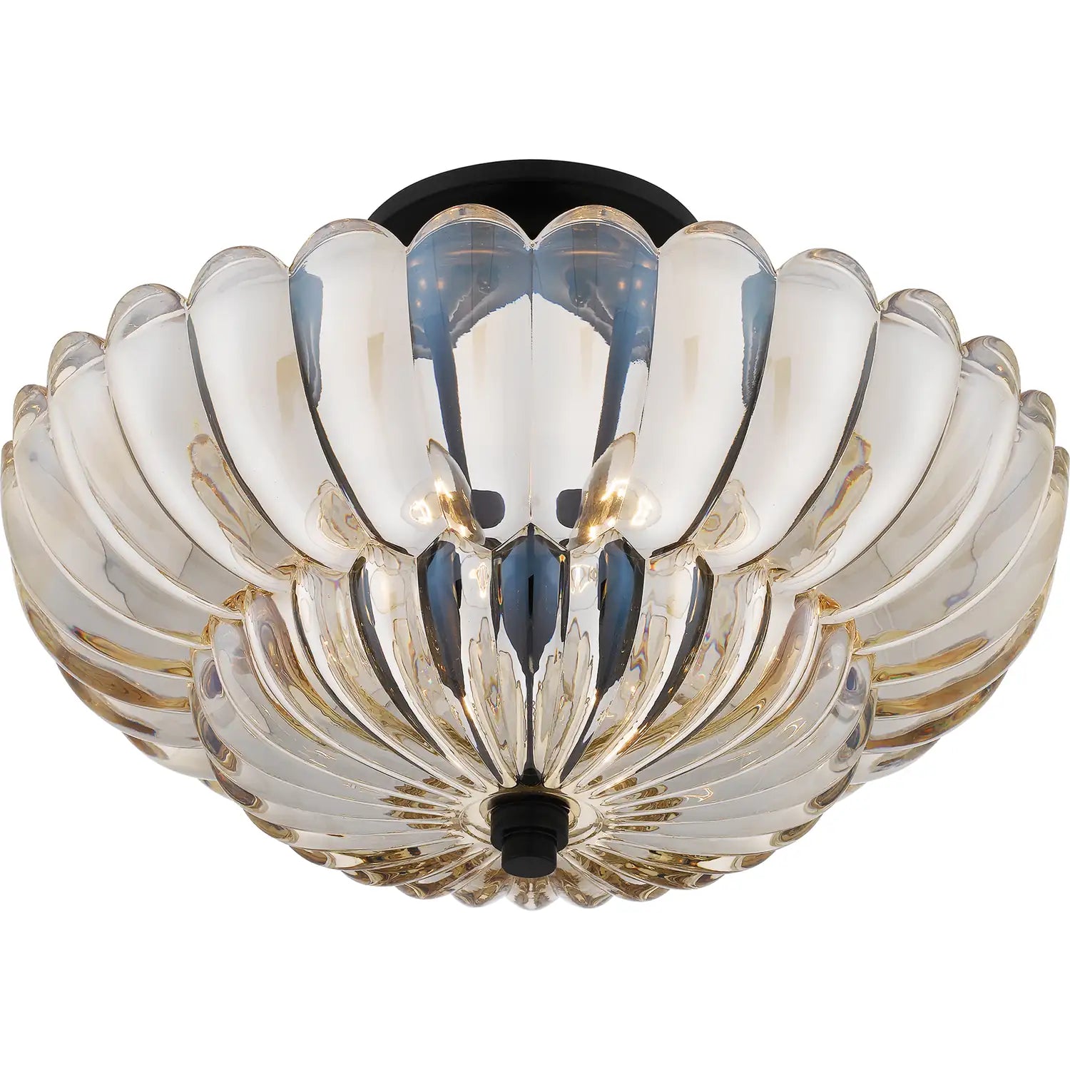QUOIZEL, WHITECAP SEMI-FLUSH MOUNT, SEMI FLUSH MOUNT LIGHT