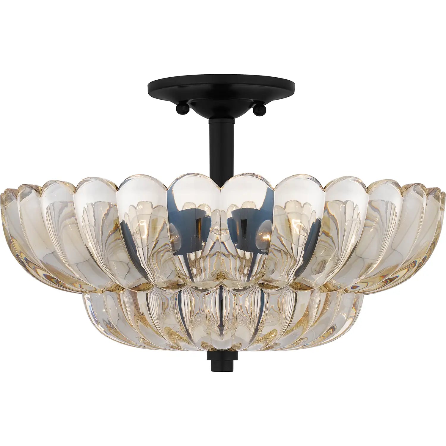 QUOIZEL, WHITECAP SEMI-FLUSH MOUNT, SEMI FLUSH MOUNT LIGHT
