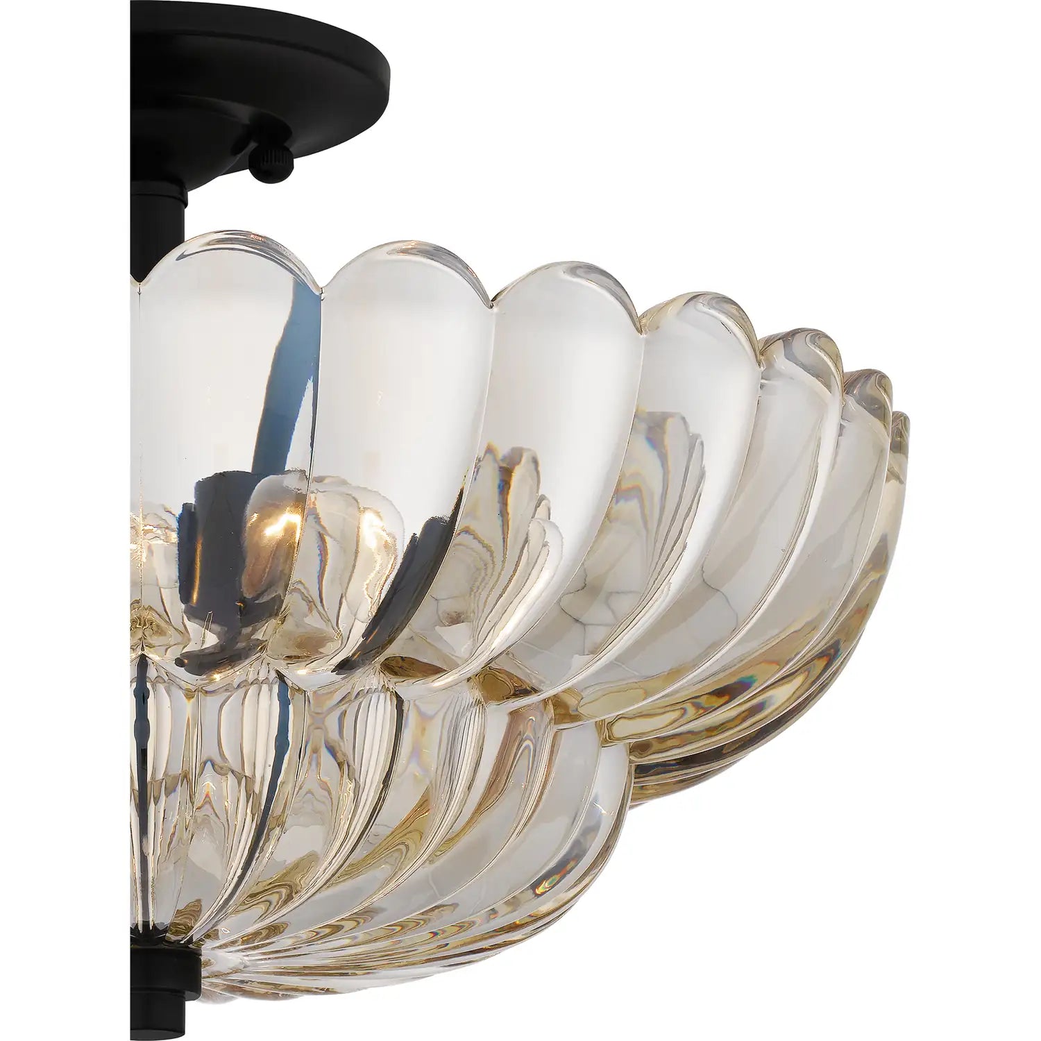 QUOIZEL, WHITECAP SEMI-FLUSH MOUNT, SEMI FLUSH MOUNT LIGHT