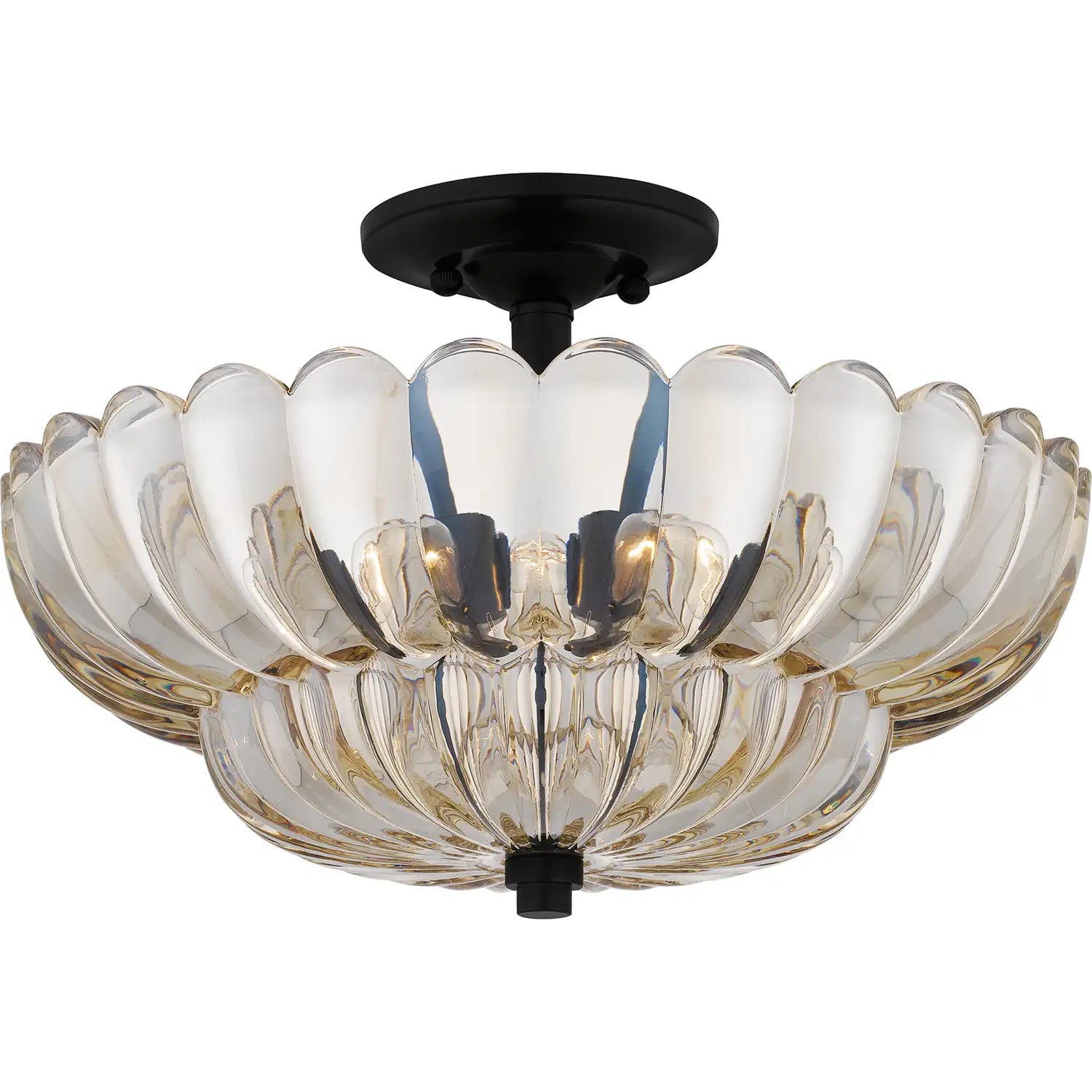 QUOIZEL, WHITECAP SEMI-FLUSH MOUNT, SEMI FLUSH MOUNT LIGHT