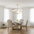 QUOIZEL, WHITECAP CHANDELIER, CHANDELIER LIGHT