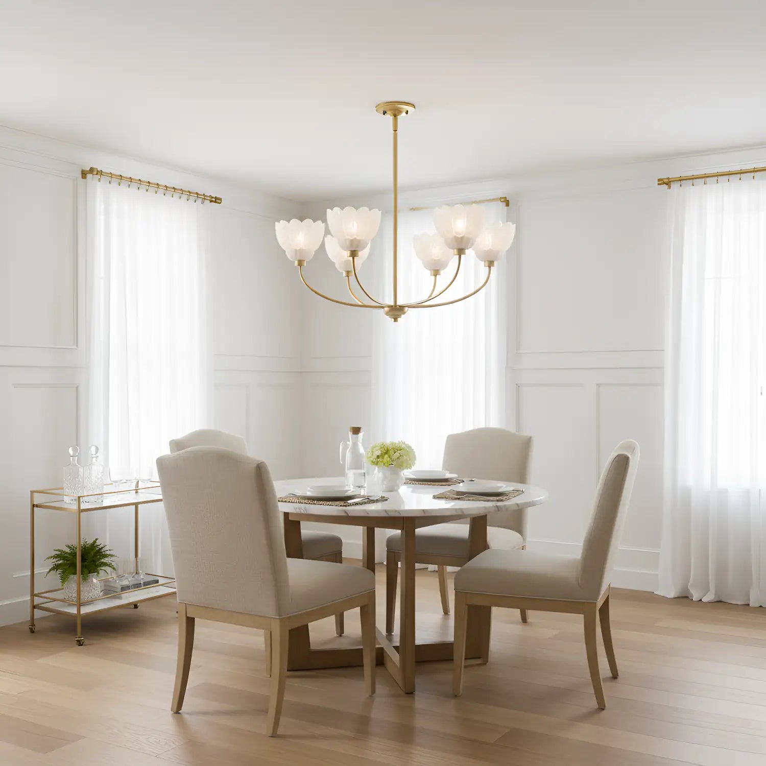 QUOIZEL, WHITECAP CHANDELIER, CHANDELIER LIGHT