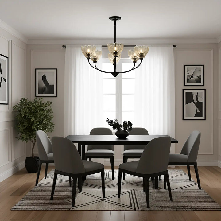 QUOIZEL, WHITECAP CHANDELIER, CHANDELIER LIGHT