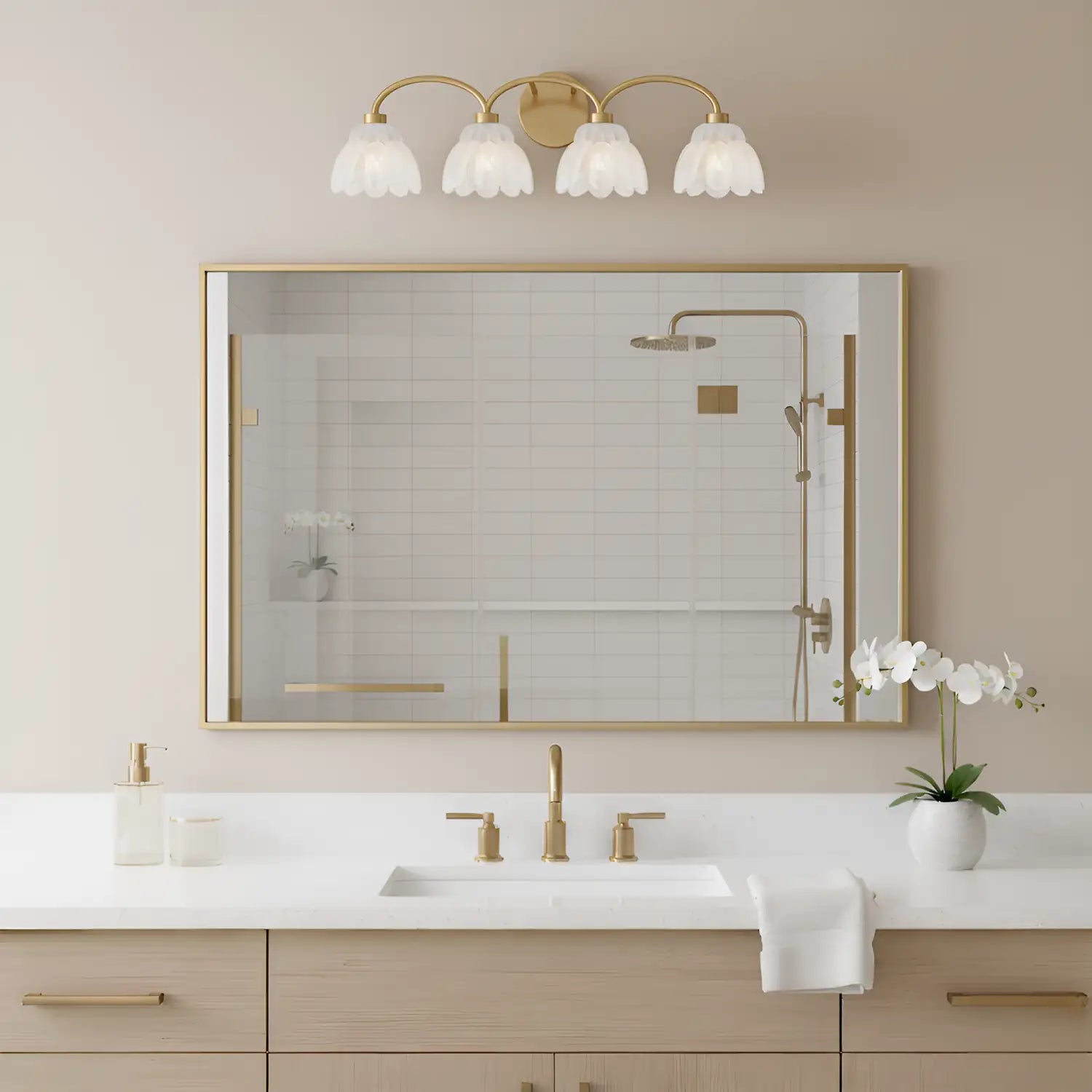 QUOIZEL, WHITECAP BATH LIGHT, BATH VANITY LIGHT