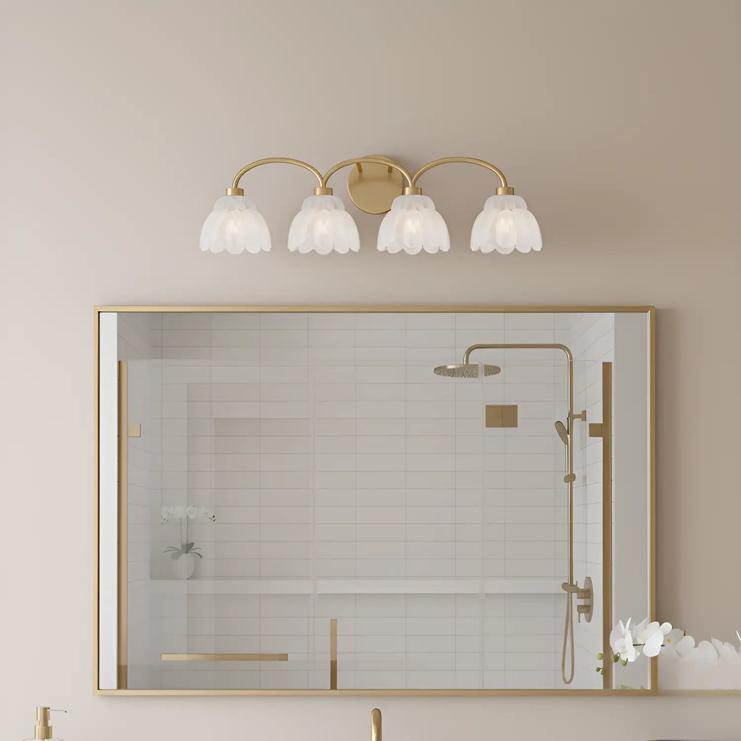 QUOIZEL, WHITECAP BATH LIGHT, BATH VANITY LIGHT