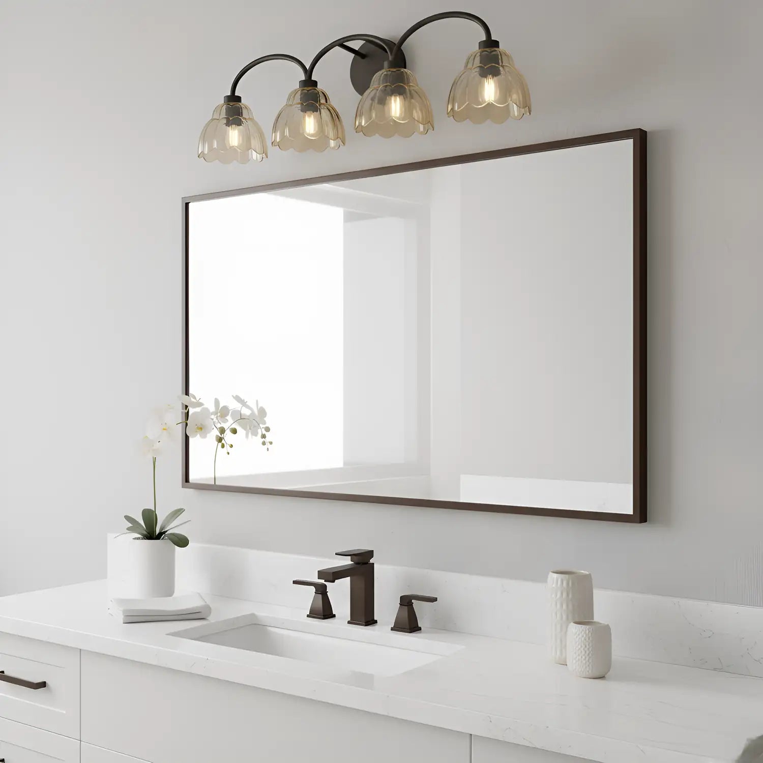 QUOIZEL, WHITECAP BATH LIGHT, BATH VANITY LIGHT