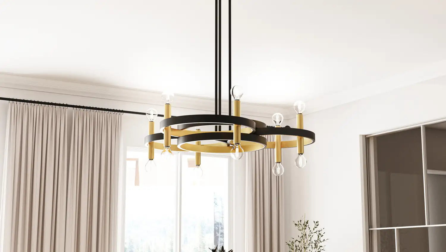 QUOIZEL, WINSLAND CHANDELIER, CHANDELIER LIGHT