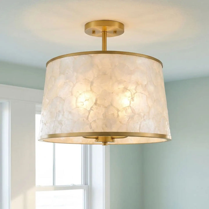 QUOIZEL, WINDLEY SEMI-FLUSH MOUNT, SEMI FLUSH MOUNT LIGHT