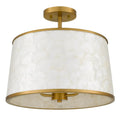 QUOIZEL, WINDLEY SEMI-FLUSH MOUNT, SEMI FLUSH MOUNT LIGHT